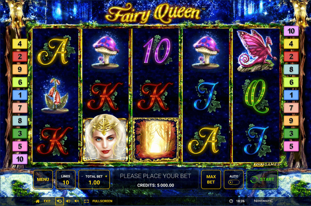 Screenshot of the game Fairy Queen